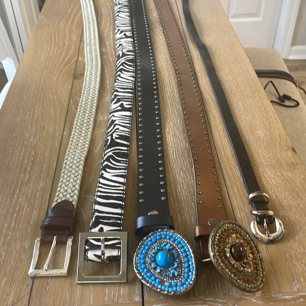 Assortment of belts